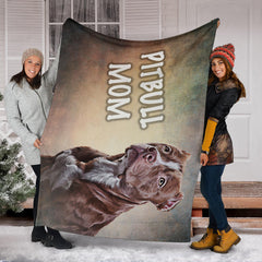 Pitbull Mom - Artist Proof Blanket