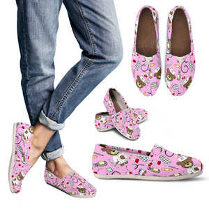 Nurse Bear Bubble Gum Casual Shoe