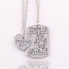 Grandma's Girl Heart Necklace Offer