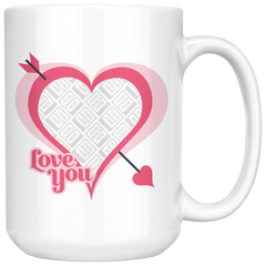 V-Day Personalized Coffee Mug (15oz)