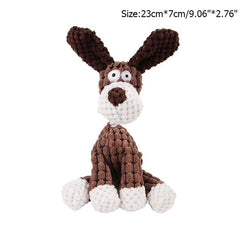 Dog Toys Stuffed Donkey Squeaking Pet Toy Cute Plush Puzzle Interactive Toy For Dogs Cat Chew Squeaker Squeaky Pet Toy