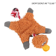 Dog Toys Stuffed Donkey Squeaking Pet Toy Cute Plush Puzzle Interactive Toy For Dogs Cat Chew Squeaker Squeaky Pet Toy