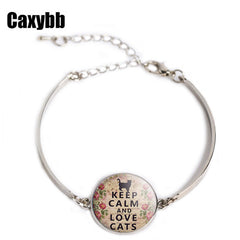 Keep Calm Cat Bracelet