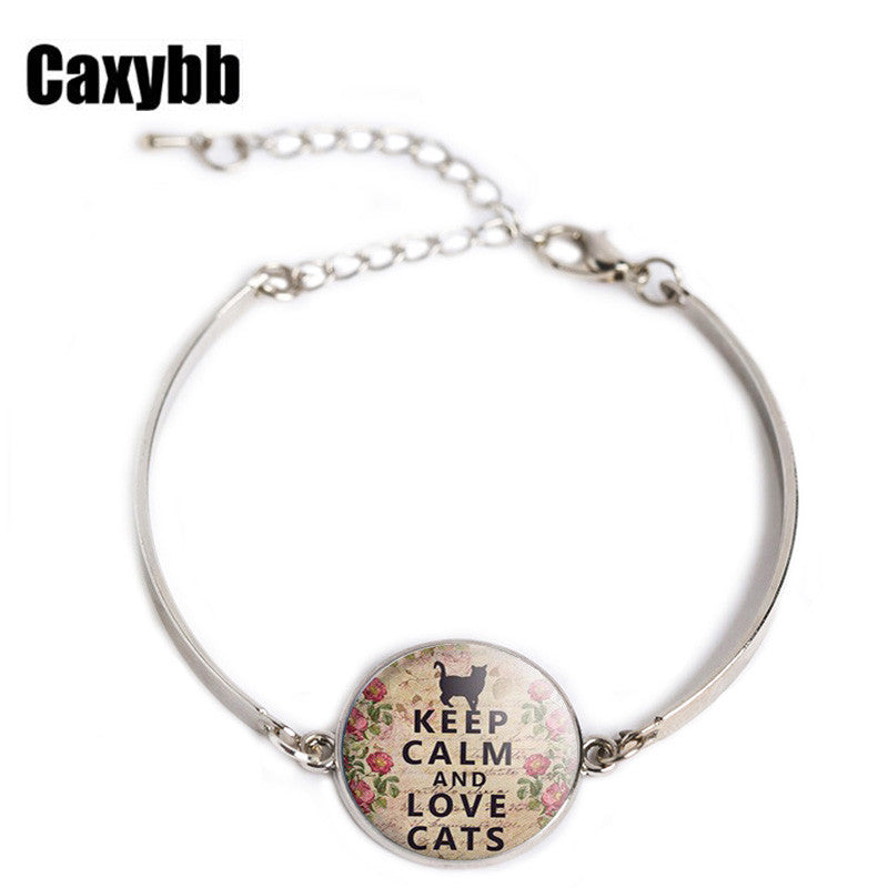 Keep Calm Cat Bracelet