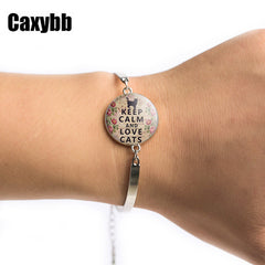 Keep Calm Cat Bracelet