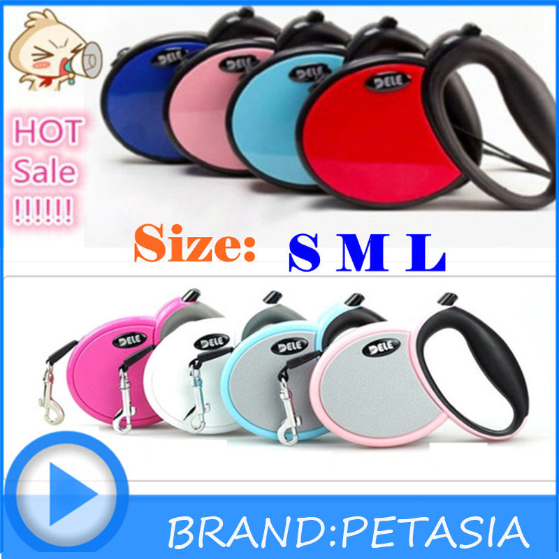 Pet Dog Leash Retractable Collar Lead