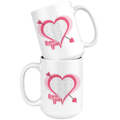 V-Day Personalized Coffee Mug (15oz)